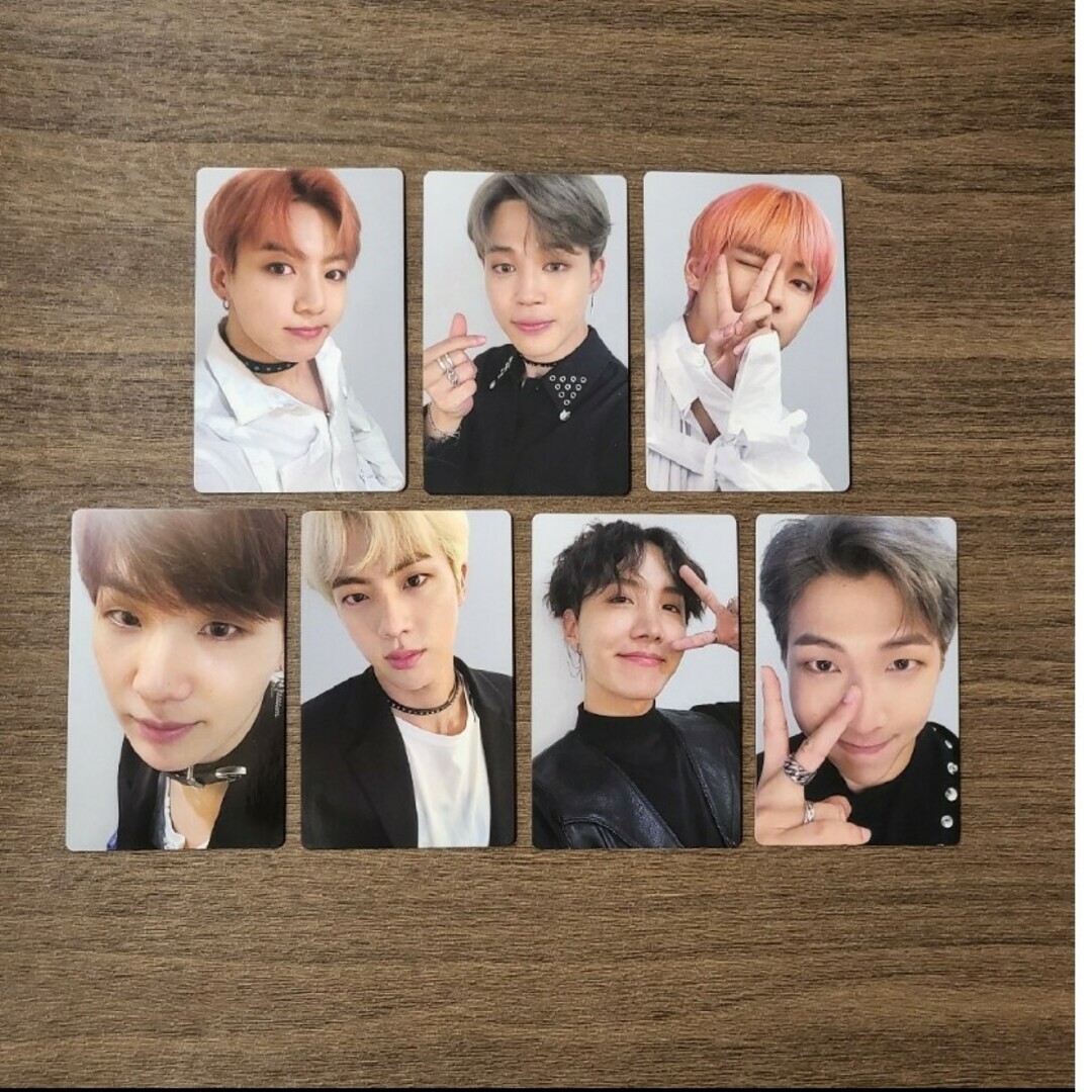 BTS FAKE LOVE/Airplane FC限定トレカ ジョングク RM エンタメ/ホビーのタレントグッズ(アイドルグッズ)の商品写真