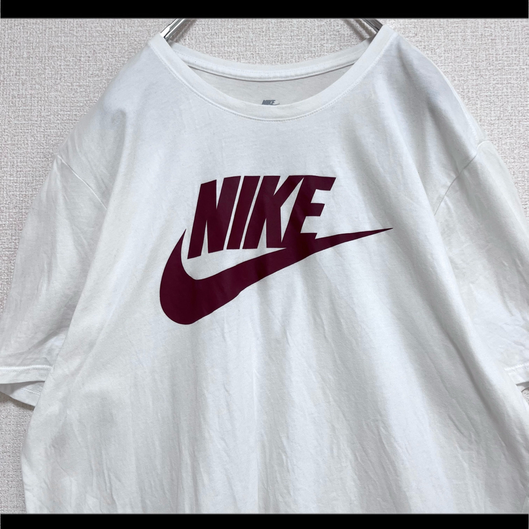 NIKE(ナイキ)のNIKE ナイキ Tシャツ 半袖 ホワイト ロゴプリント XXL メンズのトップス(Tシャツ/カットソー(半袖/袖なし))の商品写真