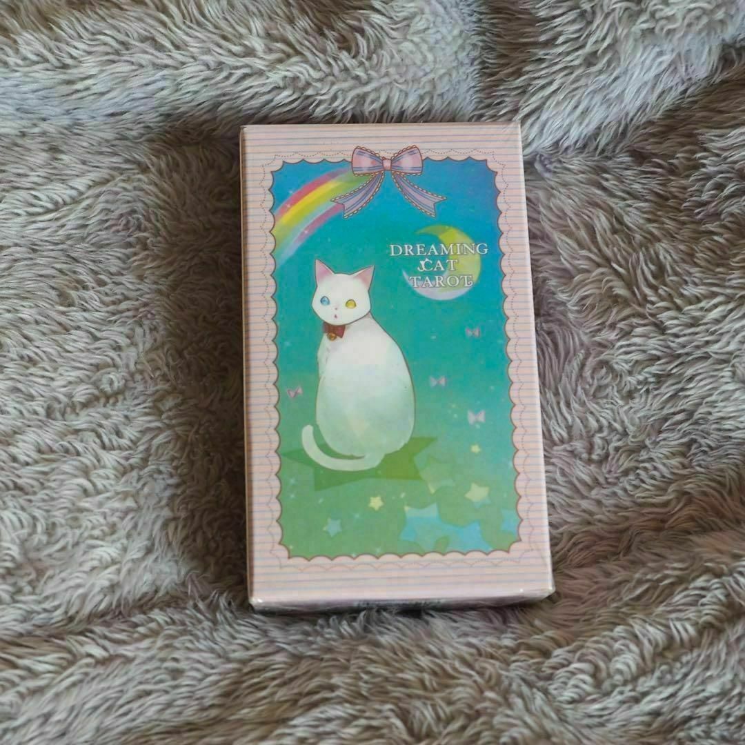 タロットカード ねこ 月 占い かわいい Dreaming Cat Tarot エンタメ/ホビーのテーブルゲーム/ホビー(トランプ/UNO)の商品写真