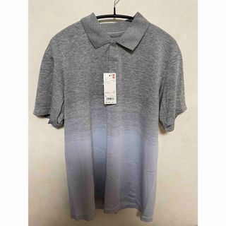 UNIQLO - ユニクロ ドライEX ポロシャツ Tシャツ メンズ L 未使用 タグ付き