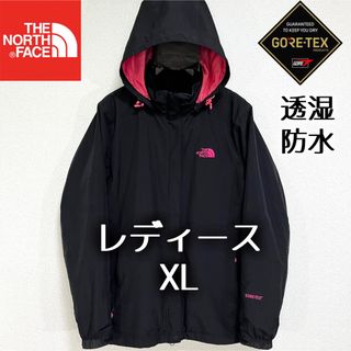 ザノースフェイス(THE NORTH FACE)の人気 ノースフェイス マウンテンパーカー ゴアテックス レディースXL ロゴ刺繍(ナイロンジャケット)