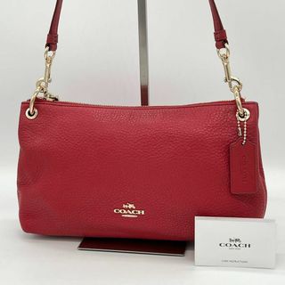 コーチ(COACH)の✨極美品✨COACH ミア ショルダーバッグ クロスボディ レザー レッド(ショルダーバッグ)