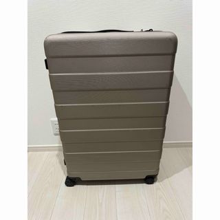 ムジルシリョウヒン(MUJI (無印良品))の無印良品 キャリーケース 大容量 105L ベージュTSAロックあり(旅行用品)