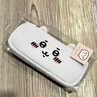 韓国　ちいかわ　ペンケース　ふわふわ布製　白　ポーチ(ペンケース/筆箱)