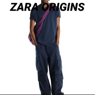 ZARA ORIGINS ザラ オリジンズ カーゴパンツ ネイビー