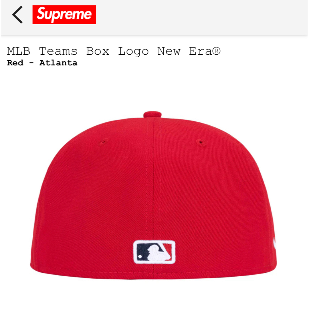 Supreme(シュプリーム)の新品24ss supreme MLB teams Boxlogo newera メンズの帽子(キャップ)の商品写真