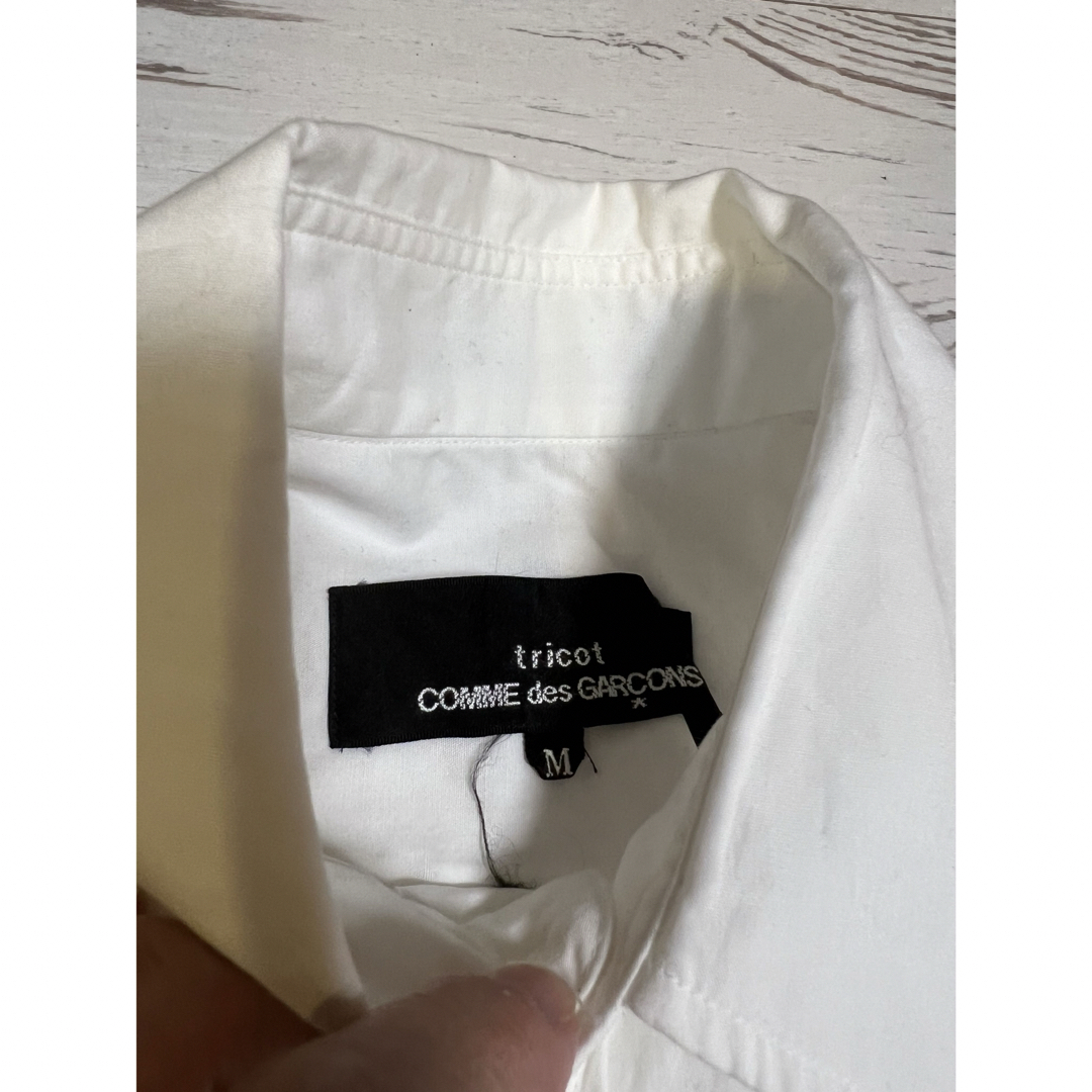 COMME des GARCONS(コムデギャルソン)のコムデギャルソン　定番半袖ブラウスsize M レディースのトップス(シャツ/ブラウス(半袖/袖なし))の商品写真