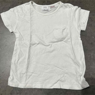 ザラ(ZARA)のZARA 100cm 104cm 胸ハート型ポケット付き　半袖Tシャツ(Tシャツ/カットソー)