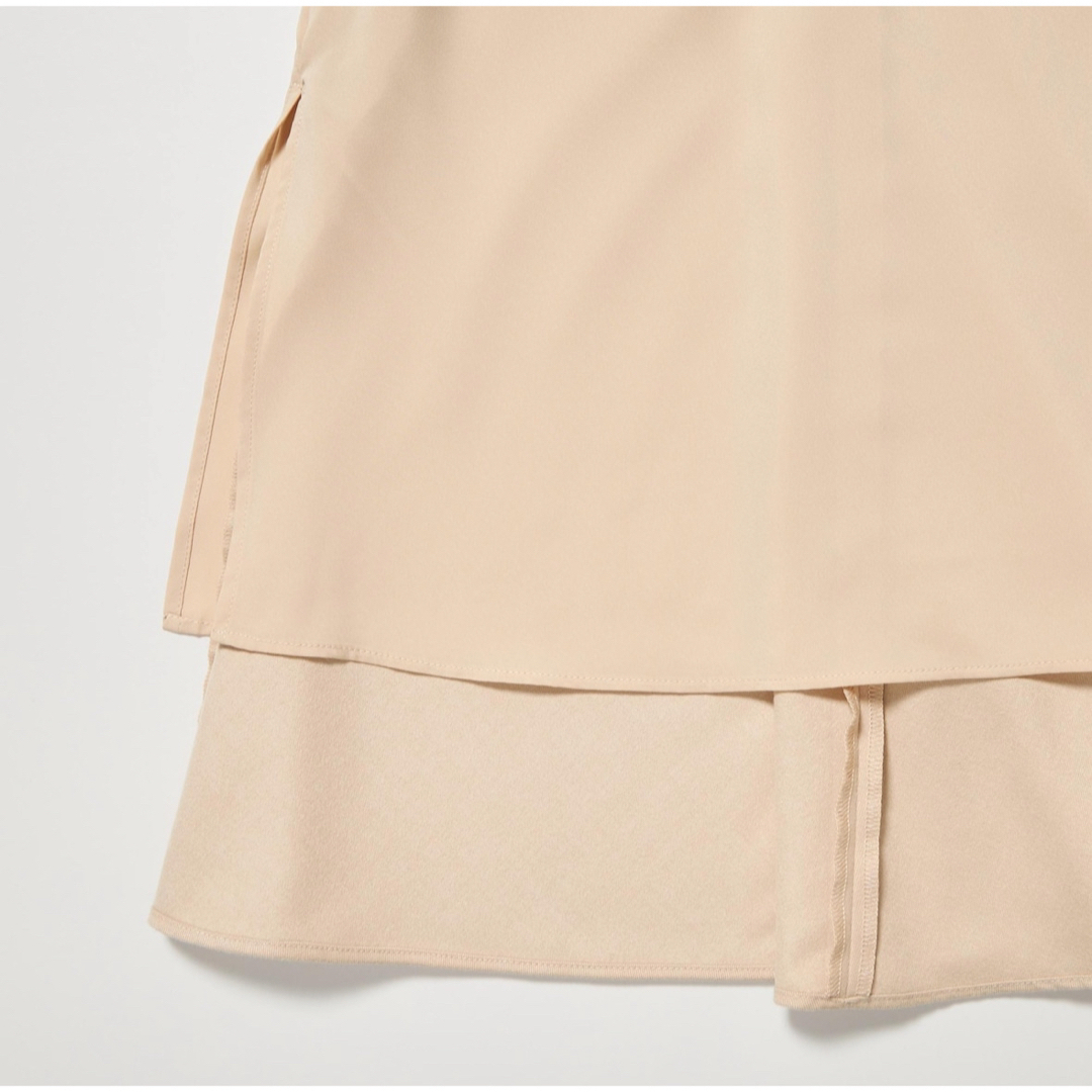 UNIQLO マーメイドスカート（ベージュ）ウエスト58cm レディースのスカート(ロングスカート)の商品写真