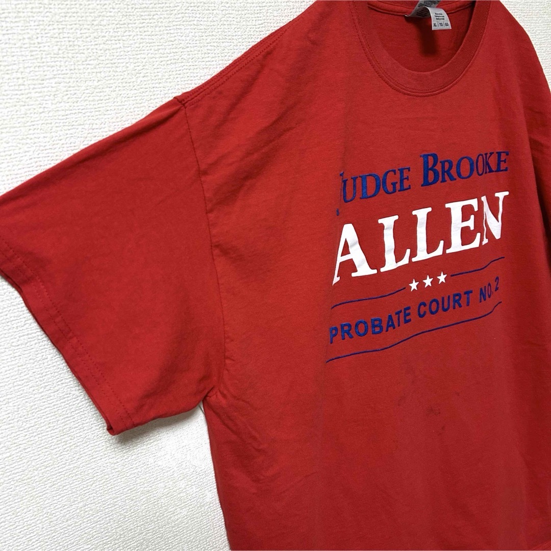 US古着 GILDAN 半袖Tシャツ プリント ブルック アレン XL ゆるだぼ メンズのトップス(Tシャツ/カットソー(半袖/袖なし))の商品写真