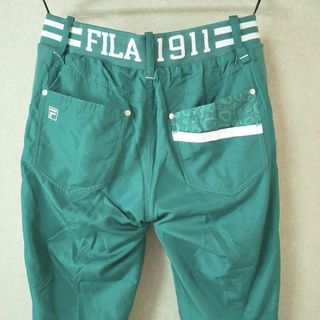 ゴルフウエア レディース FILA GOLF 薄手 ロングパンツ