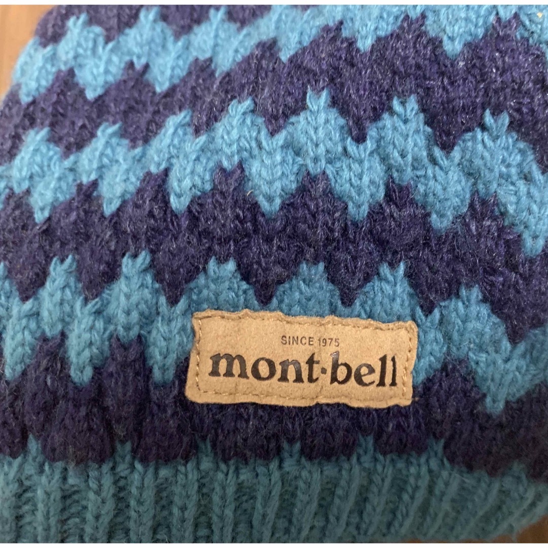 mont bell(モンベル)のmont-bell モンベル ワッチキャップ Kid’s ノッチボーダー キッズ/ベビー/マタニティのこども用ファッション小物(帽子)の商品写真