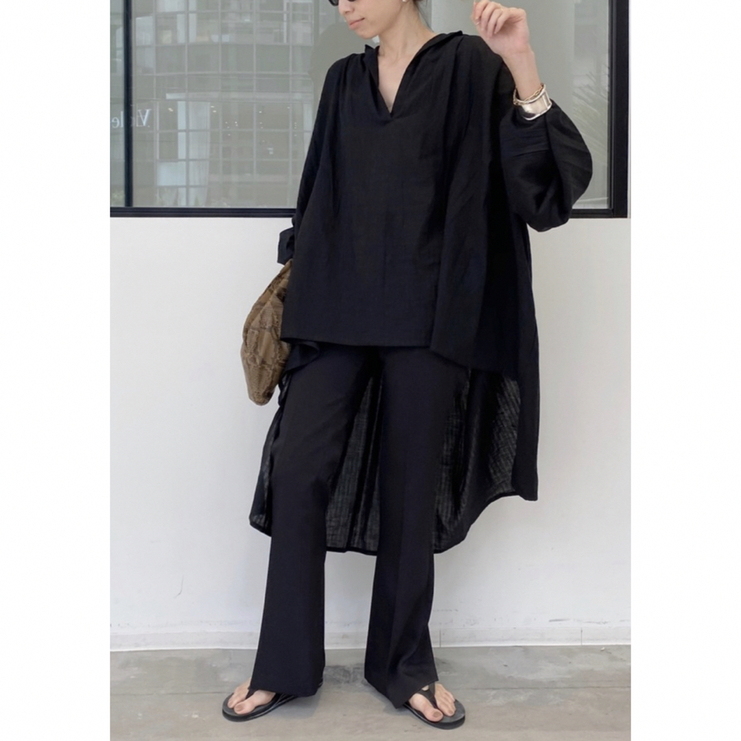 L'Appartement DEUXIEME CLASSE(アパルトモンドゥーズィエムクラス)のL'Appartement AISH over size shirt レディースのトップス(シャツ/ブラウス(長袖/七分))の商品写真