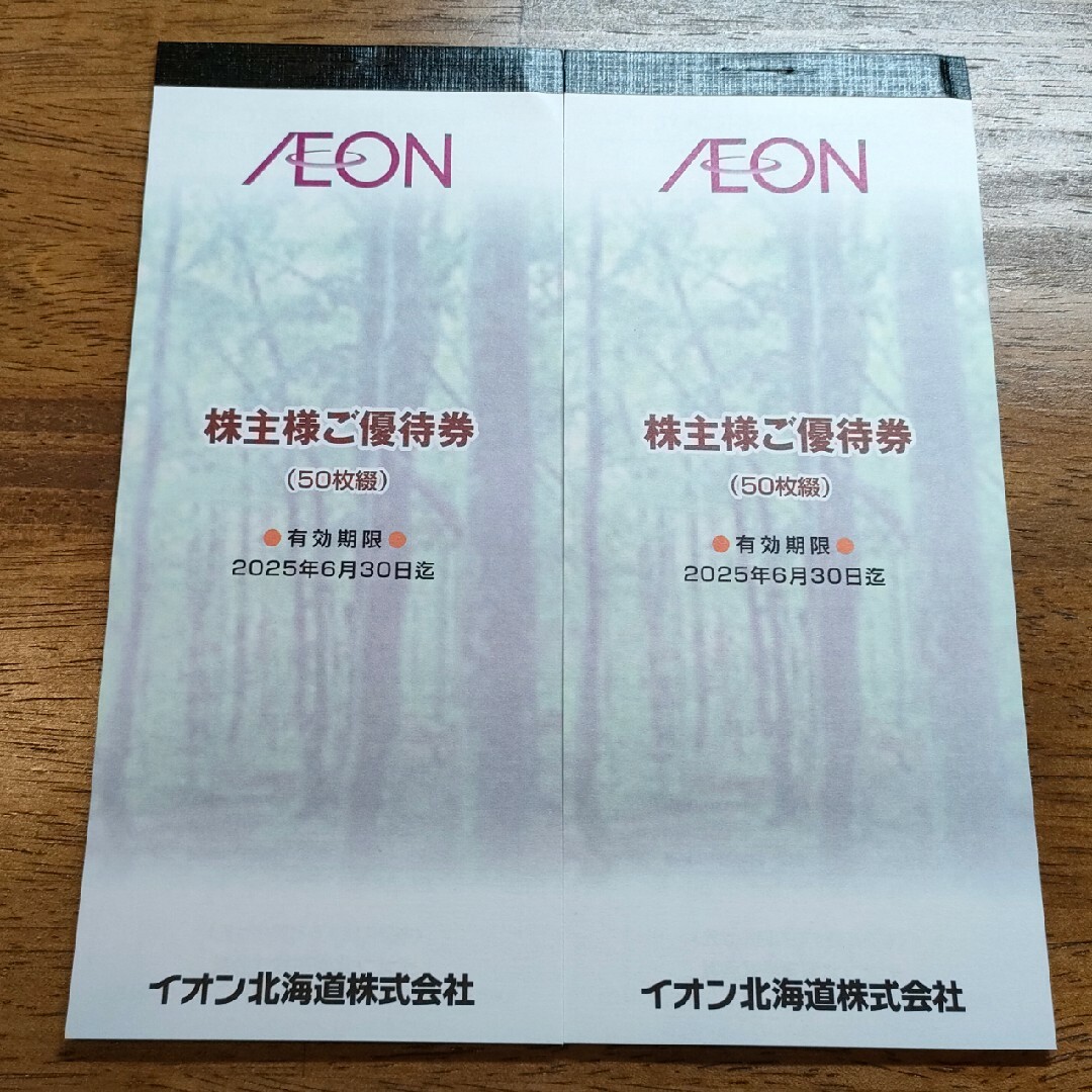 イオン北海道　株主優待　10,000円分　送料無料 チケットの優待券/割引券(ショッピング)の商品写真