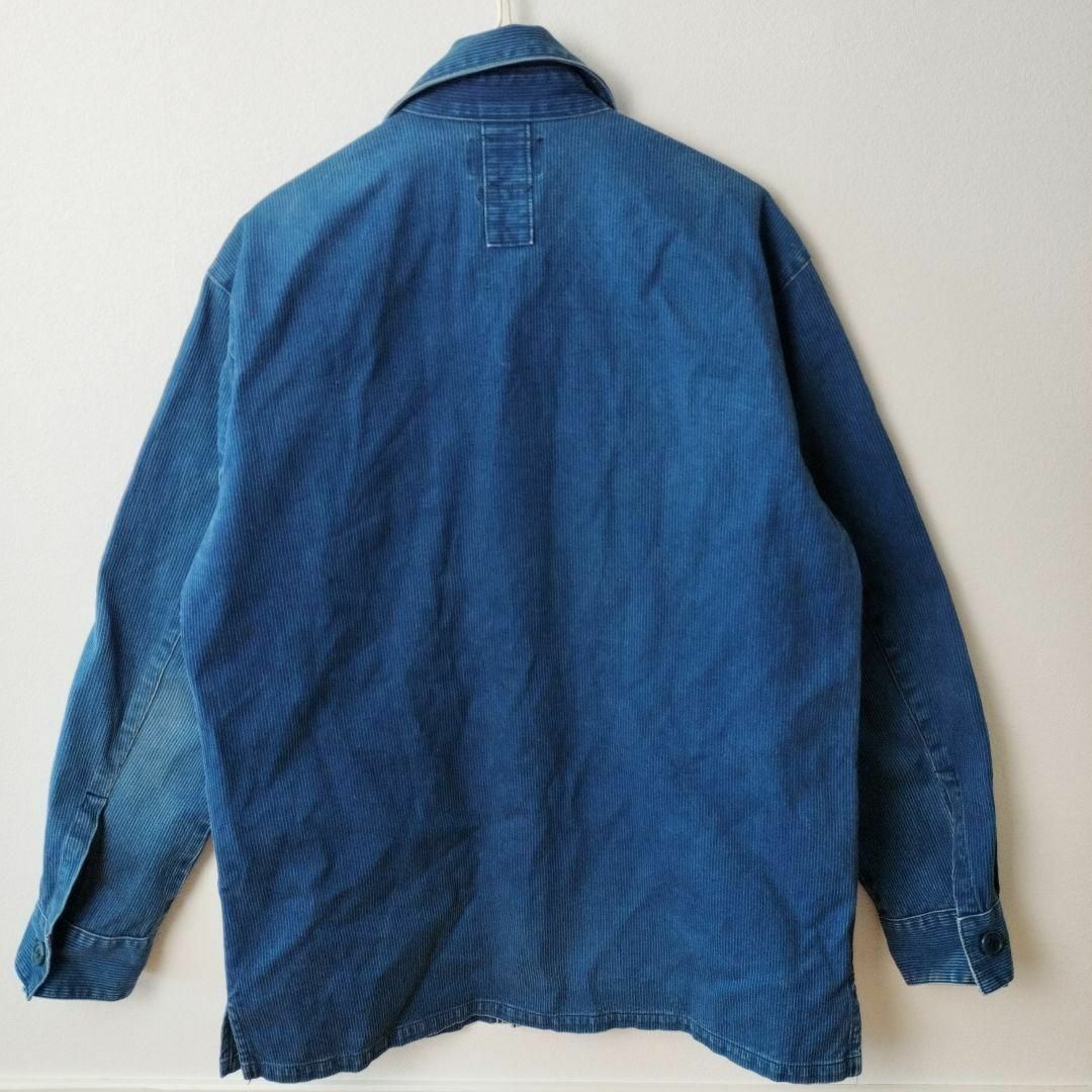 BLUE BLUE JAPAN インディゴ　ジャケット　藍染　M　メンズ　デニム メンズのジャケット/アウター(Gジャン/デニムジャケット)の商品写真