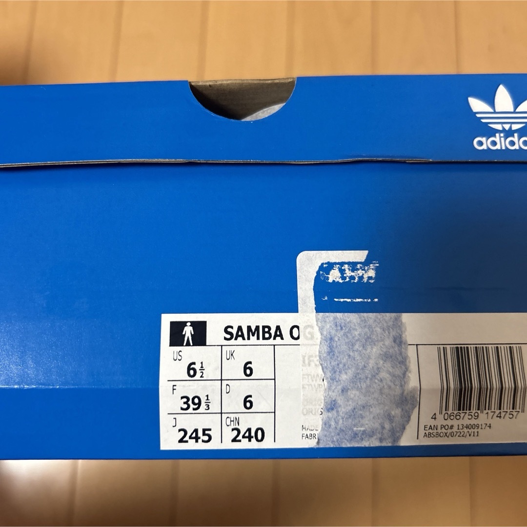 NIKE(ナイキ)の【美品】adidas samba og インディゴ　ネイビー　サンバ　24.5 レディースの靴/シューズ(スニーカー)の商品写真