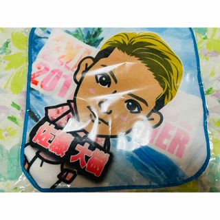 エグザイル(EXILE)の佐藤大樹 ハンドタオル 缶バッジ(ミュージシャン)