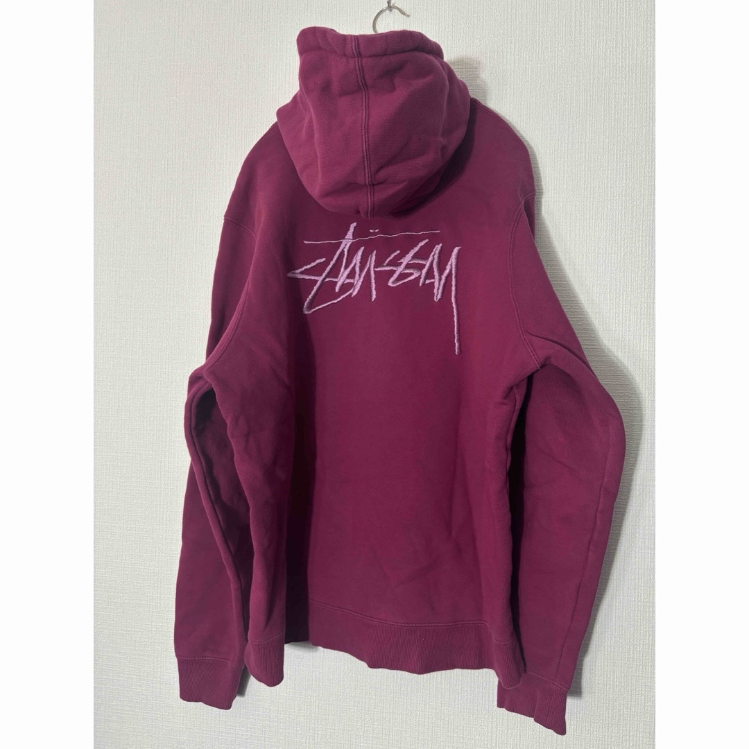 STUSSY(ステューシー)のstussy 刺繍ロゴ パーカー フーディ メンズのトップス(パーカー)の商品写真