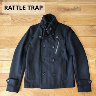 RATTLE TRAP - RATTLE TRAP ラトルトラップ　メルトンスタンドピーコート　M　メンズ