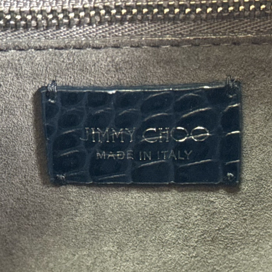 JIMMY CHOO(ジミーチュウ)の【未使用級】JIMMY CHOO VARENNE クロコ型押し 2WAYバッグ レディースのバッグ(ハンドバッグ)の商品写真