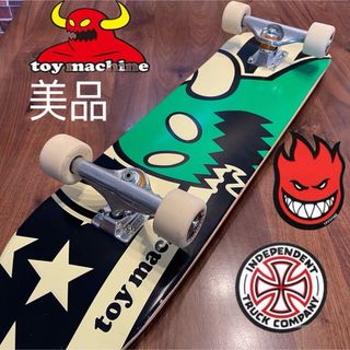 トイマシーン(Toy Machine)の美品　トイマシーン　インディペンデント　スピットファイヤ　スケボー　コンプリート(スケートボード)