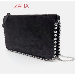 ザラ(ZARA)のZARA ショルダーバッグ スタッズクロスバッグ(ショルダーバッグ)