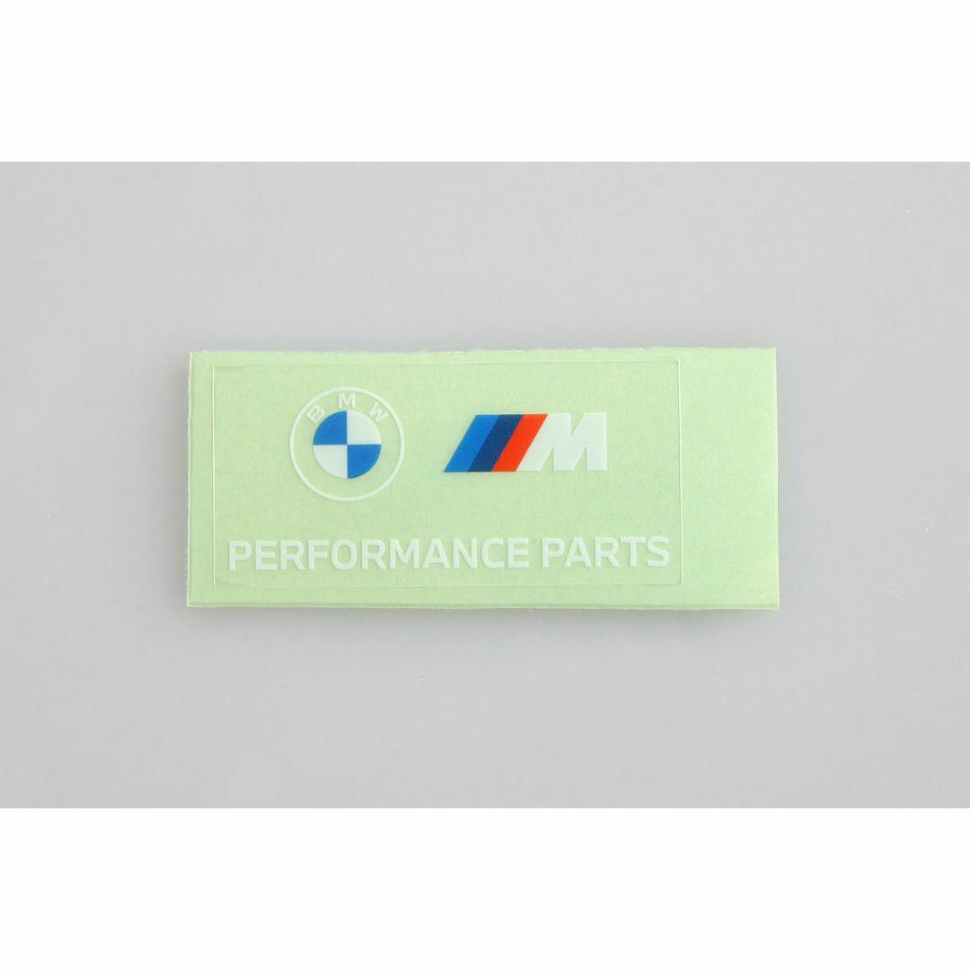 BMW(ビーエムダブリュー)の非売品! BMW M PERFORMANCE PARTS ロゴ ステッカー 自動車/バイクの自動車(車外アクセサリ)の商品写真