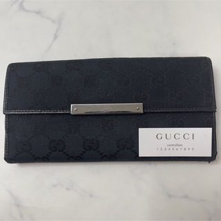 グッチ(Gucci)のGUCCI キャンバス 長財布 総柄 メンズ レディース(財布)
