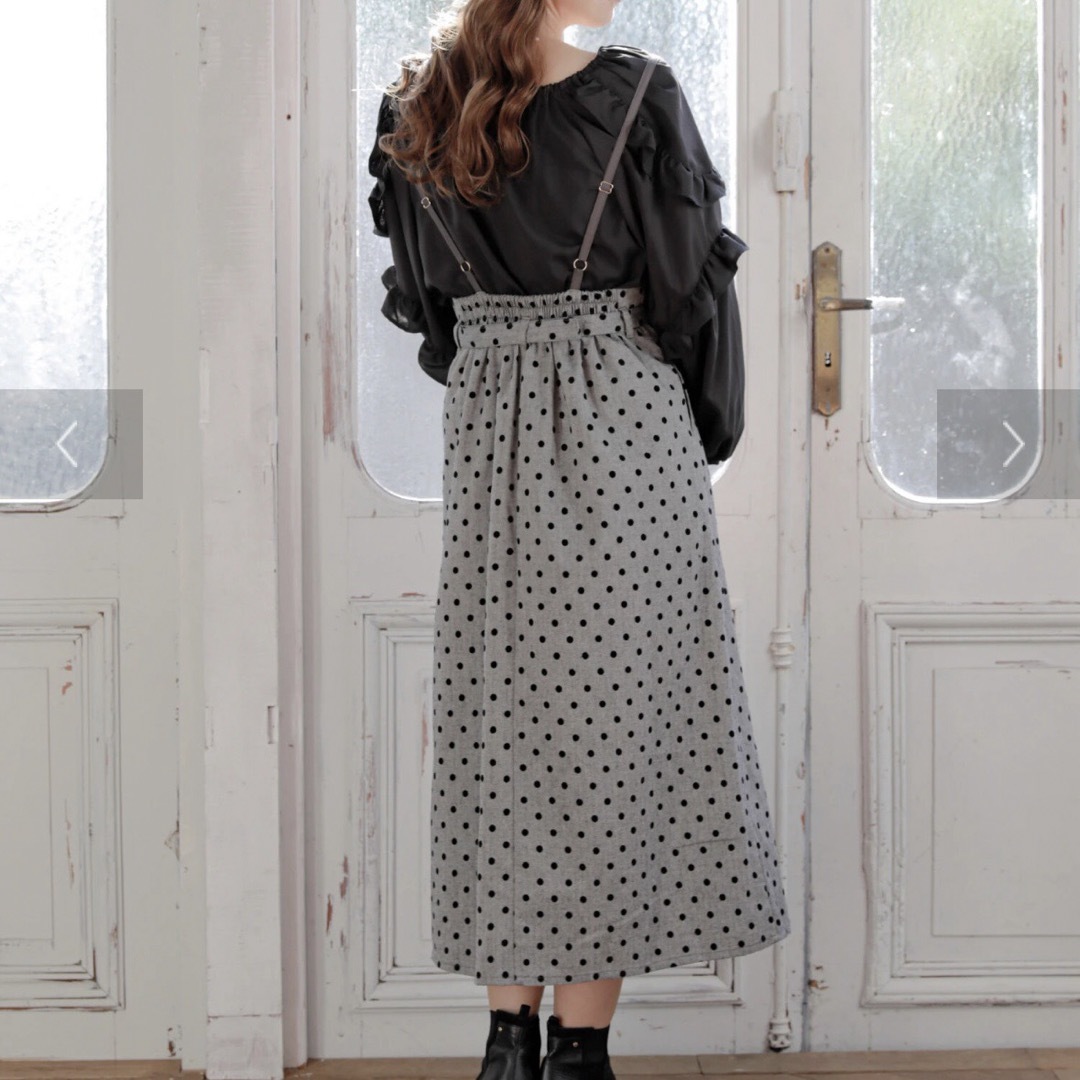 Areeam あなたに贈りたいドットスカート レディースのスカート(ロングスカート)の商品写真
