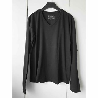 ザラ(ZARA)のZARA ザラ ロングスリーブTシャツ 長袖 M 黒(Tシャツ/カットソー(七分/長袖))