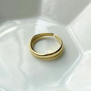 ゴールド simple open ring(リング(指輪))