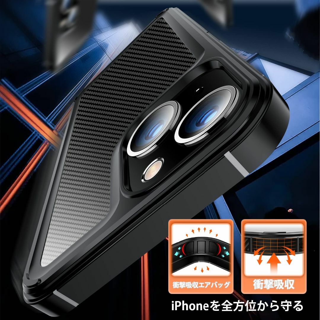 【サイズ:iPhone8Plus/iPhone7Plus_色:黒+黒】iPhon スマホ/家電/カメラのスマホアクセサリー(その他)の商品写真