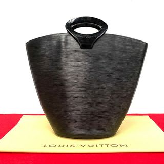 ルイヴィトン(LOUIS VUITTON)の極 美品 LOUIS VUITTON ルイヴィトン ノクタンブル エピ レザー 本革 ハンドバッグ ミニ トートバッグ ブラック ノワール 313-2(ハンドバッグ)