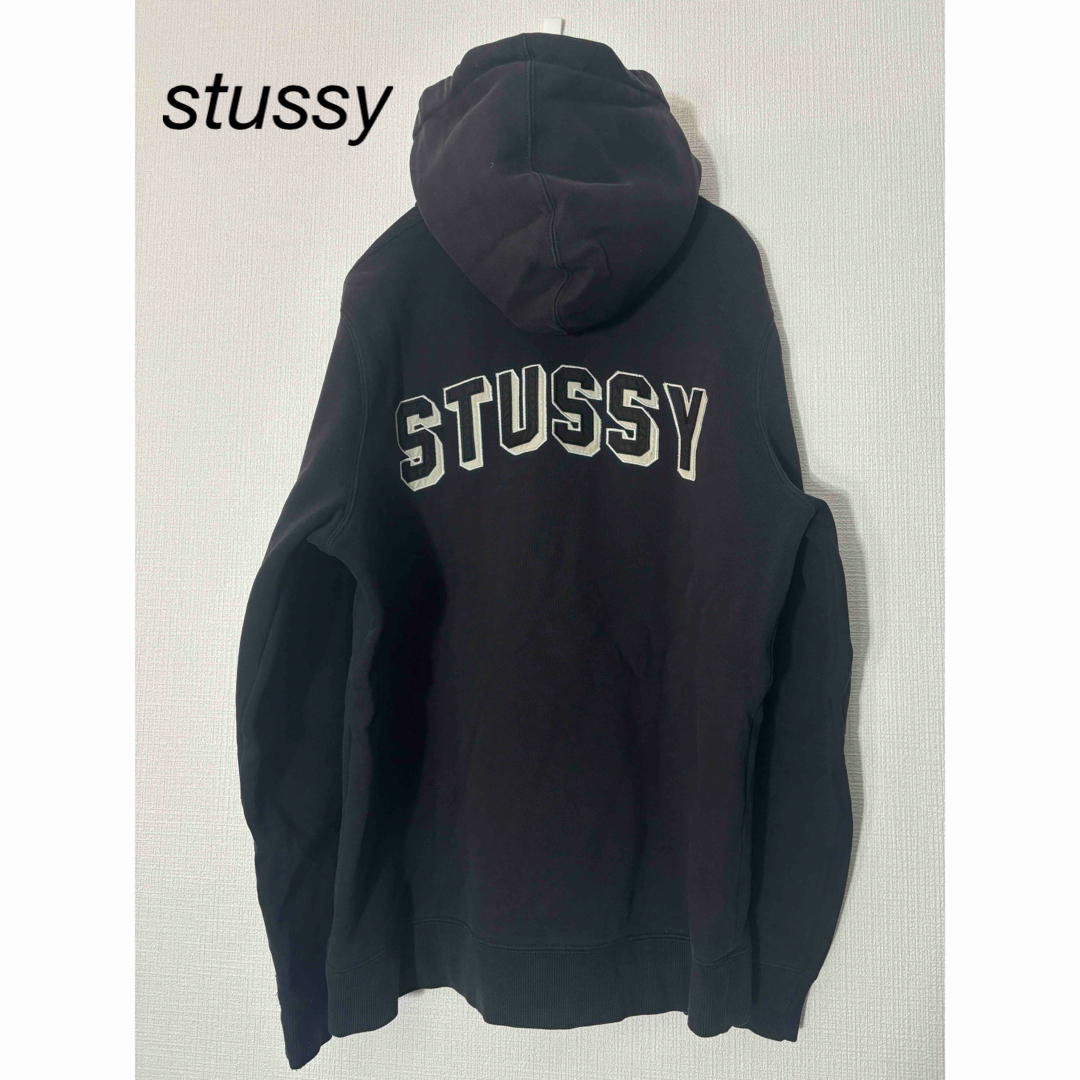 STUSSY(ステューシー)のstussy 刺繍ロゴ パーカー フーディ メンズのトップス(パーカー)の商品写真