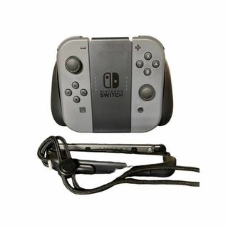 Switch Joy-Con グレー　Joy-Conグリップ ストラップ(その他)