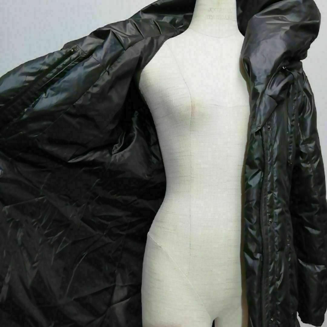 Otto　極上美品　ダウンコート　Lサイズ　黒色　女優襟 レディースのジャケット/アウター(ダウンコート)の商品写真