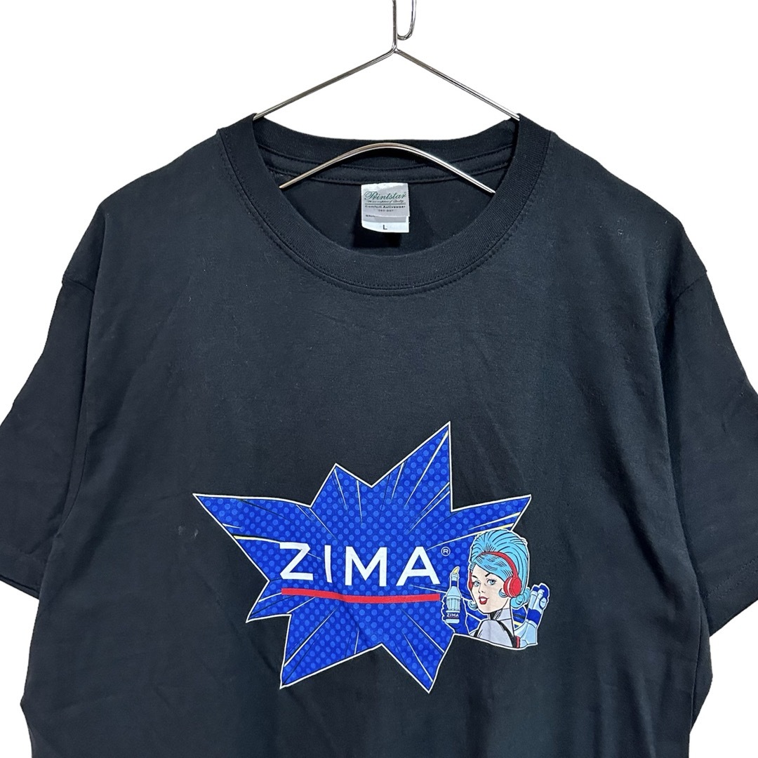 Printstar(プリントスター)の古着  "printstar"  ZIMA ジーマ プリント Tシャツ メンズのトップス(Tシャツ/カットソー(半袖/袖なし))の商品写真