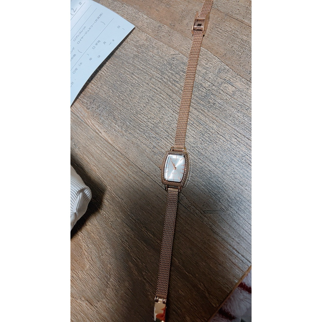 ete(エテ)のete 腕時計 ピンクゴールド レディースのファッション小物(腕時計)の商品写真