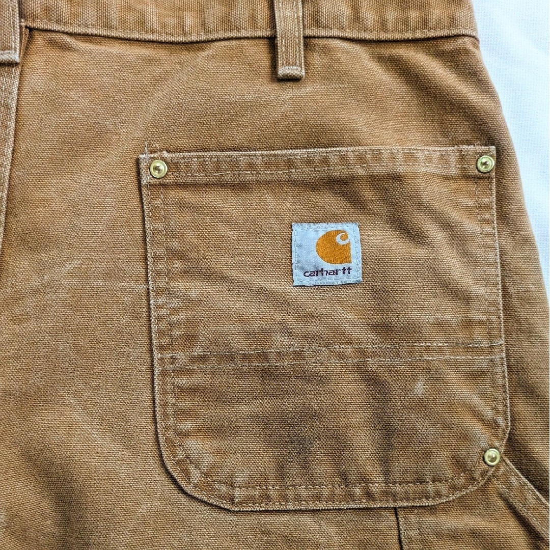 carhartt(カーハート)のCarhartt　ダブルニーパンツ　w36 L32　ダックパンツ　ワークパンツ メンズのパンツ(ワークパンツ/カーゴパンツ)の商品写真