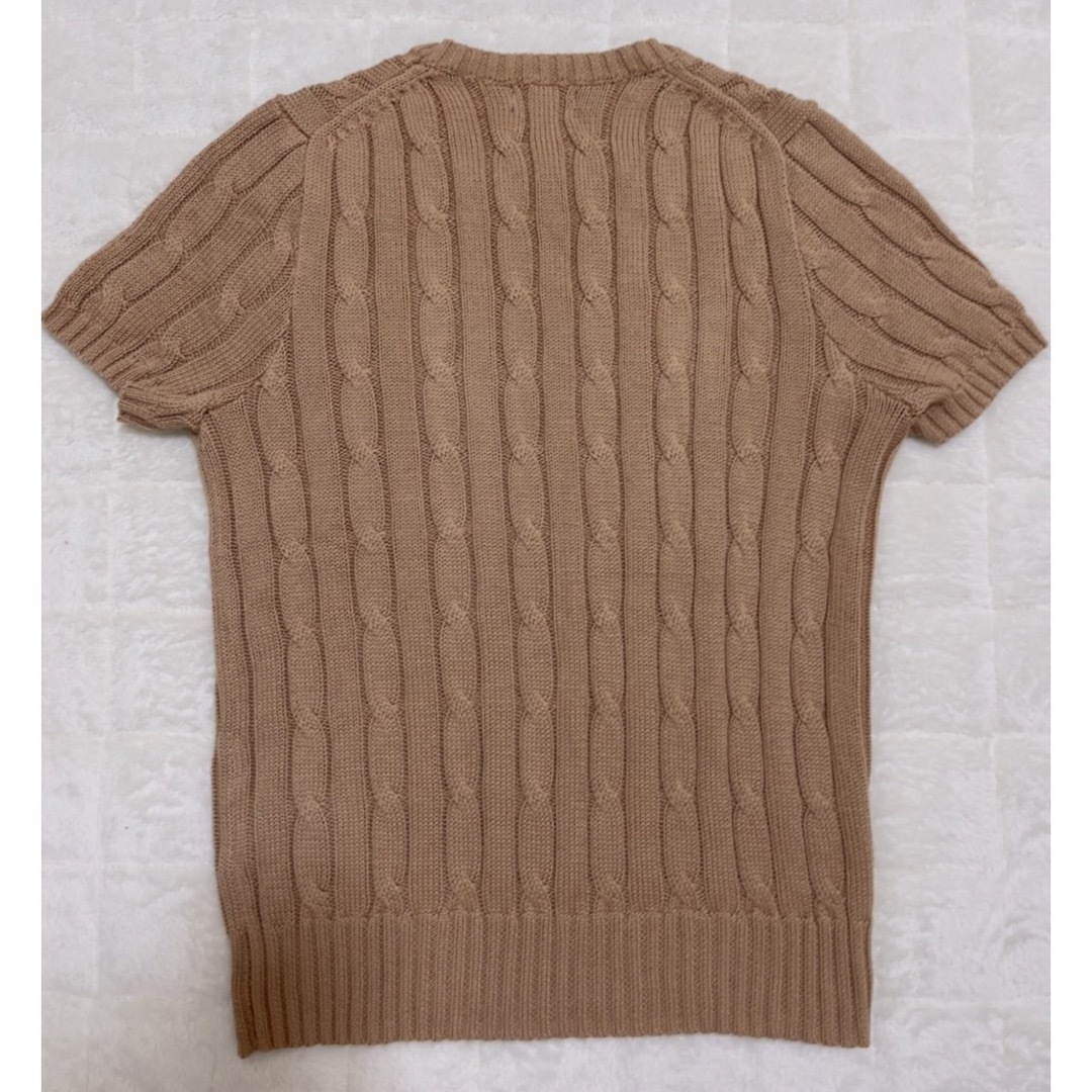 ラルフローレン 半袖 ケーブル ニット レディースのトップス(ニット/セーター)の商品写真