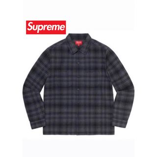 Supreme 21ss Plaid Flannel Shirt 黒 L