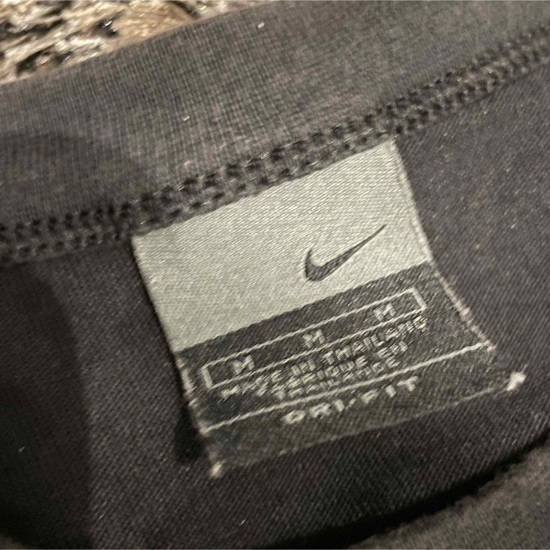 NIKE(ナイキ)の破格 美品 ナイキ DRIFIT シャツ サイズM ブラック 黒 メンズのトップス(Tシャツ/カットソー(半袖/袖なし))の商品写真