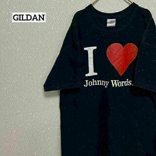 GILDAN ギルダン Tシャツ 半袖 ブラック L(Tシャツ/カットソー(半袖/袖なし))