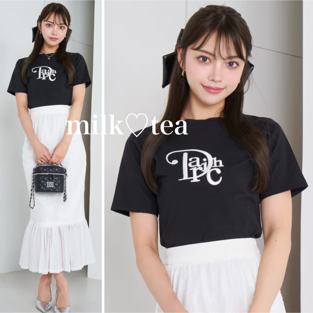 Darich(ダーリッチ)の新品タグ付き ダーリッチ モノグラムTシャツ ブラック メンズのトップス(Tシャツ/カットソー(半袖/袖なし))の商品写真