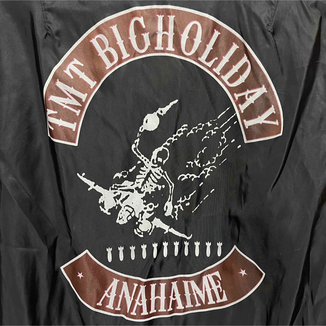 TMT バックプリント MA-1 ナイロンブルゾン フライトジャケット TMT バックプリント MA-1 ナイロンブルゾン フライトジャケット