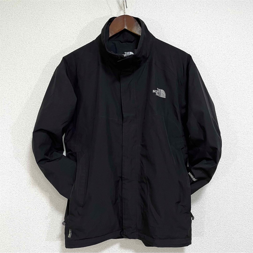 THE NORTH FACE(ザノースフェイス)の美品人気 ノースフェイス ナイロンジャケット メンズS ゴアテックス ブラック メンズのジャケット/アウター(ナイロンジャケット)の商品写真