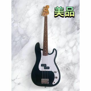 フェンダー(Fender)の(美品) Fender Japan Precision Bass ブラック色(エレキベース)