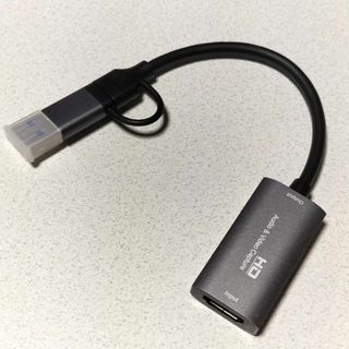 ビデオキャプチャカード GUERMOK USB3.0 HDMI to USB C