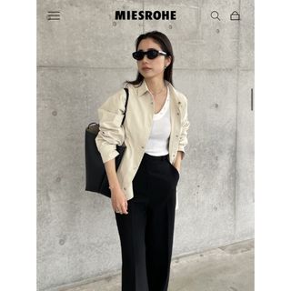 MIESROHE ｓｕｓｔａｉｎａｂｌｅテントラインシャツ (シャツ)