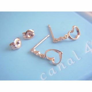 canal４℃ - canal4℃　カナル4℃　ピンクゴールド　ハートピアス